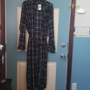 NWT Torrid trench long robe jacket with tie